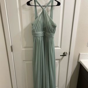 Sage bridesmaid dress